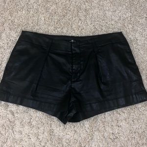 SALE❗️7 for All ManKind - Faux Leather Shorts